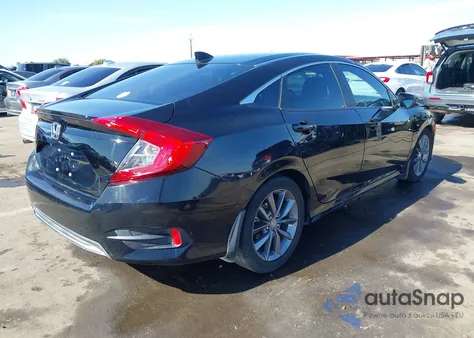 2019 Honda Civic Ex z USA, uszkodzony, nr VIN 19XFC1F36KE005478